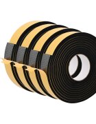 vidaXL Öntapadó habszalag 4 db Fekete 40mm x 5m CR Hab