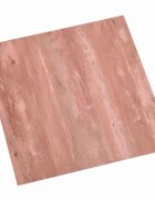 vidaXL Öntapadós Padló Panelek Piros 305 x 305 cm 20 db PVC