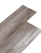 vidaXL Öntapadós PVC Padló Deszkák Matt Fa Barna 305 x 61 cm 28 db