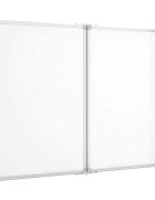 vidaXL összecsukható alumínium mágnestábla 120x100x17 cm