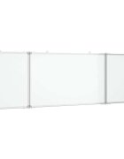 vidaXL összecsukható alumínium mágnestábla 160x50x17 cm