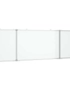 vidaXL összecsukható alumínium mágnestábla 200x60x17 cm
