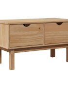vidaXL OTTA tömör fenyőfa előszobapad 80 x 40 x 45 cm