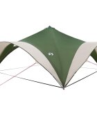 vidaXL Partysátor Zöld 400 x 400 x 322 cm Poliészter és acél