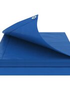 vidaXL Ponyva fémfülekkel Kék 3 x 3 m 260 gsm PE