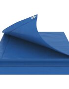 vidaXL Ponyva fémfülekkel Kék 6 x 8 m 180 gsm PE