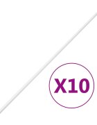vidaXL PVC kábelcsatornák 25 x 16 mm 10 m