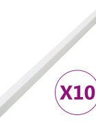 vidaXL PVC kábelcsatornák 40 x 25 mm 10 m