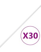 vidaXL PVC kábelcsatornák kapcsokkal Ø16 mm 30 m