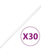 vidaXL PVC kábelcsatornák Ø20 mm 30 m