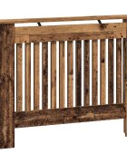 vidaXL Radiátor fedezék Antik Fa 112 x 19 x 815 cm Szerelt Fa