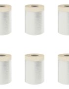 vidaXL Ragasztós Porszívólepedő 6 db Átlátszó 30 x 3300 cm HDPE