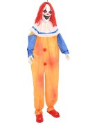 vidaXL Rémisztő Halloween bohóc SPOOKA Sárga és Kék 1265 x 180 cm