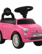 vidaXL rózsaszín ráülős Fiat 500 játékautó