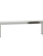 vidaXL rozsdamentes acél munkaasztal feletti polc 110 x 30 x 35 cm
