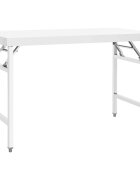 vidaXL rozsdamentes acél összecsukható konyhai munkaasztal 120x60x80cm