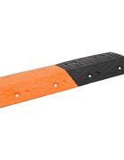 vidaXL sárga és fekete gumi sebességcsökkentő 97x325x4 cm