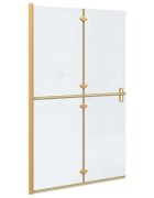 vidaXL Sétáló zuhanyfal Arany 120 x 65 x 190 cm