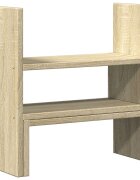 vidaXL sonoma tölgy szerelt fa állítható asztali szervező 40x17x41 cm