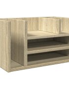 vidaXL sonoma tölgy színű szerelt fa asztali szervező 445x24x25 cm
