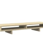 vidaXL sonoma tölgy színű szerelt fa monitorállvány 100 x 27 x 15 cm