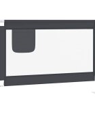 vidaXL sötétszürke szövet biztonsági leesésgátló 100 x 25 cm