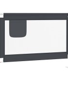 vidaXL sötétszürke szövet biztonsági leesésgátló 90 x 25 cm