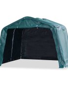 vidaXL sötétzöld elmozdítható PVC állattartó sátor 550 g/m² 33x32 m