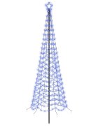 vidaXL Spirális LED karácsonyfa földbe szúrható tüskével EKENAS 250 cm