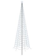 vidaXL Spirális LED karácsonyfa földbe szúrható tüskével EKENAS 400 cm