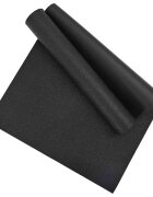 vidaXL Sportvédő matrac Fekete 120 x 60 x 06 cm Magas sűrűségű PVC