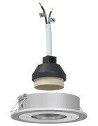 vidaXL Spotlámpa 24 db Ezüst 9 x 9 x 2 cm Alumínium