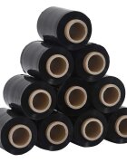 vidaXL stretch fĂłlia 10 pcs fekete 23 ÎĽm 10 cm x 300 m