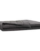 vidaXL Súlyozott takaró Antracitszürke 200 x 200 cm 9 kg Szövet