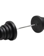 vidaXL súlyzórúd súlytárcsákkal 90 kg