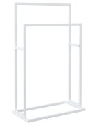vidaXL szabadon álló fehér vas törölközőtartó 48 x 24 x 785 cm