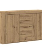 vidaXL Széf Artisan tölgy 120 x 36 x 69 cm Szerelt Fa