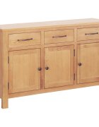 vidaXL Széf Barna 112 x 33.5 x 70 cm Masszív tölgyfa