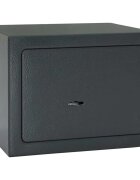 vidaXL Széf doboz zárral Sötétszürke 23 x 17 x 17 cm Acél