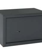 vidaXL Széf doboz zárral Sötétszürke 31 x 20 x 20 cm Acél