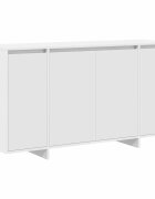 vidaXL Széf Fehér 135 x 41 x 75 cm Szerelt Fa