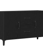 vidaXL Széf Fekete tölgy 100 x 36 x 60 cm Szerelt Fa