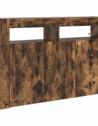 vidaXL Széf Füstölt tölgy 116 x 30 x 75 cm Szerelt Fa