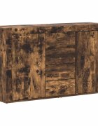 vidaXL Széf Füstölt tölgy 120 x 36 x 69 cm Szerelt Fa