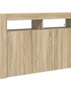 vidaXL Széf Sonoma tölgy 116 x 30 x 75 cm Szerelt Fa