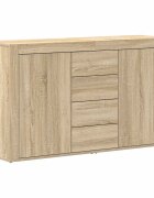 vidaXL Széf Sonoma tölgy 120 x 36 x 69 cm Szerelt Fa