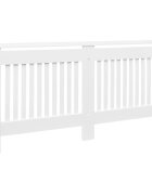 vidaXL szerelt fa radiátor burkolat fehér 172 cm