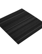 vidaXL Szőnyegcsempe Csíkos Sötétszürke 50 x 50 cm 20 db