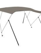 vidaXL szürke háromágú bimini tető 183 x 160 x 137 cm