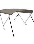 vidaXL szürke kétágú bimini tető 180 x 130 x 110 cm